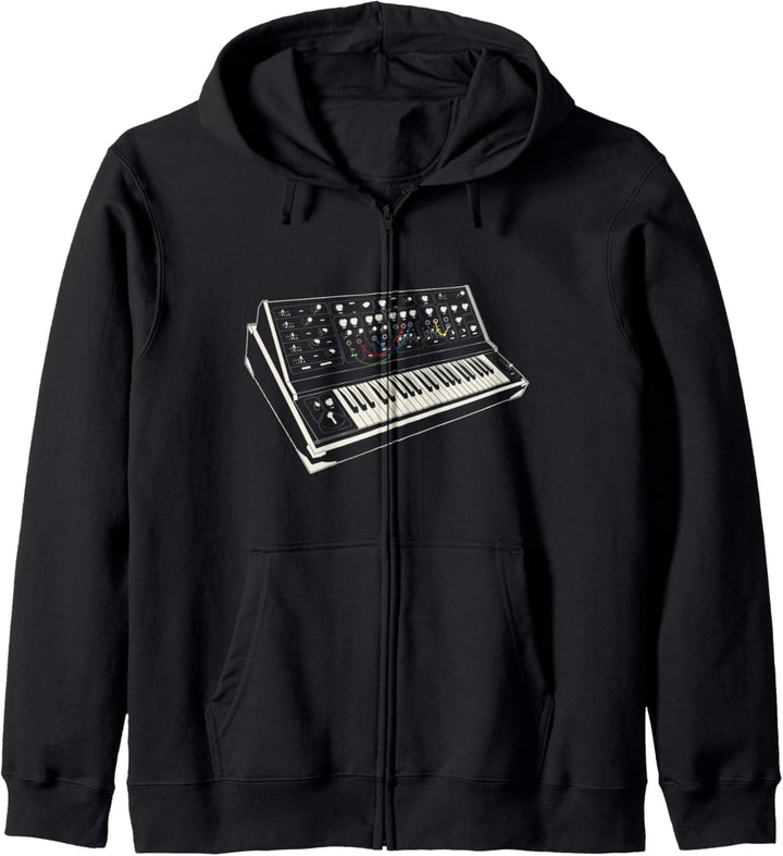 Modular Synthesizer Analog Techno Retro Elektronische Musik Kapuzenjacke