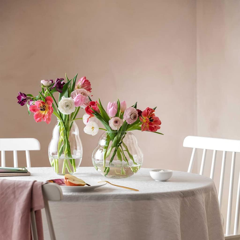 Villeroy & Boch – Rose Garden Home Vase, 17 cm, Kristallglas, Füllmenge 2597 ml Vase, klar 17 cm, Va