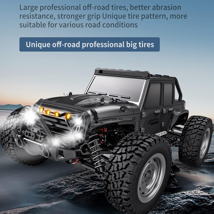 Gzsbaby Ferngesteuertes Auto 1/16 RC Car 4WD mit 40 km/h Hochgeschwindigkeits,2 Akku Lange Laufzeit,