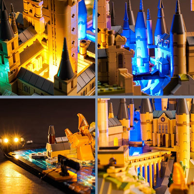 Led Licht Set Kompatibel mit Lego 76419 Hogwarts Castle and Grounds (Kein Lego), Dekorationsbeleucht