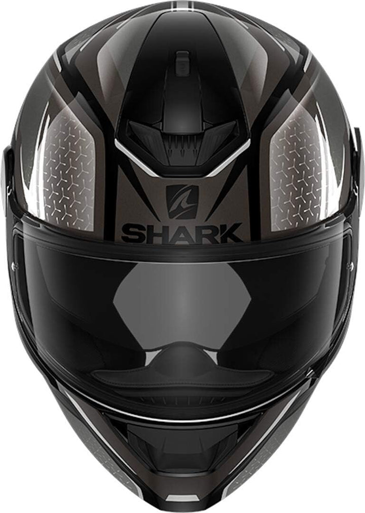 SHARK, Motorradhelm, D-Skwal 2, Daven KAS, L L Schwarzes Anthrazitgrau, L Schwarzes Anthrazitgrau