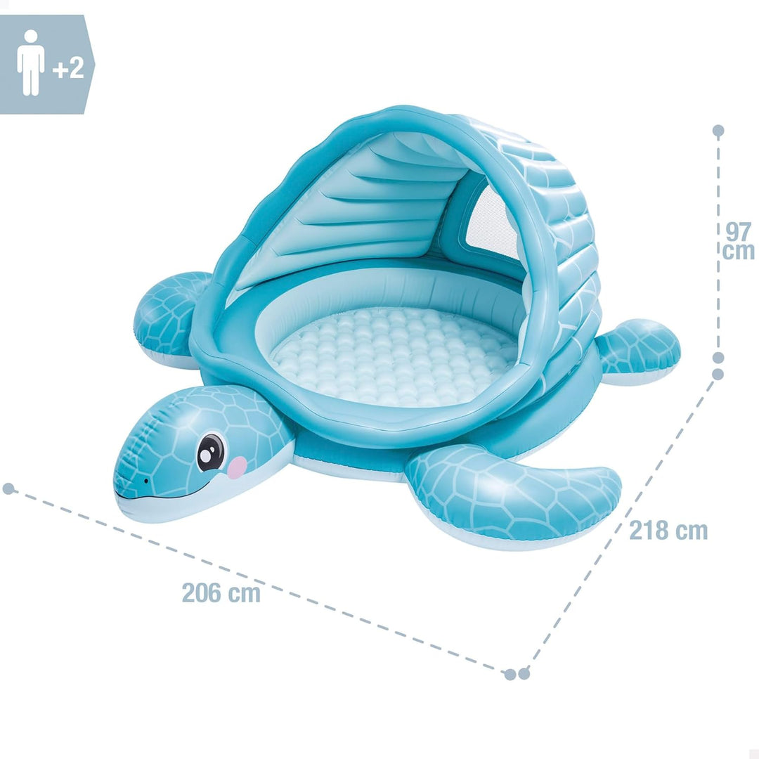 Intex Turtle Cove Playland 48677NP (aufgeblasen, 218 x 206 x 97 cm)