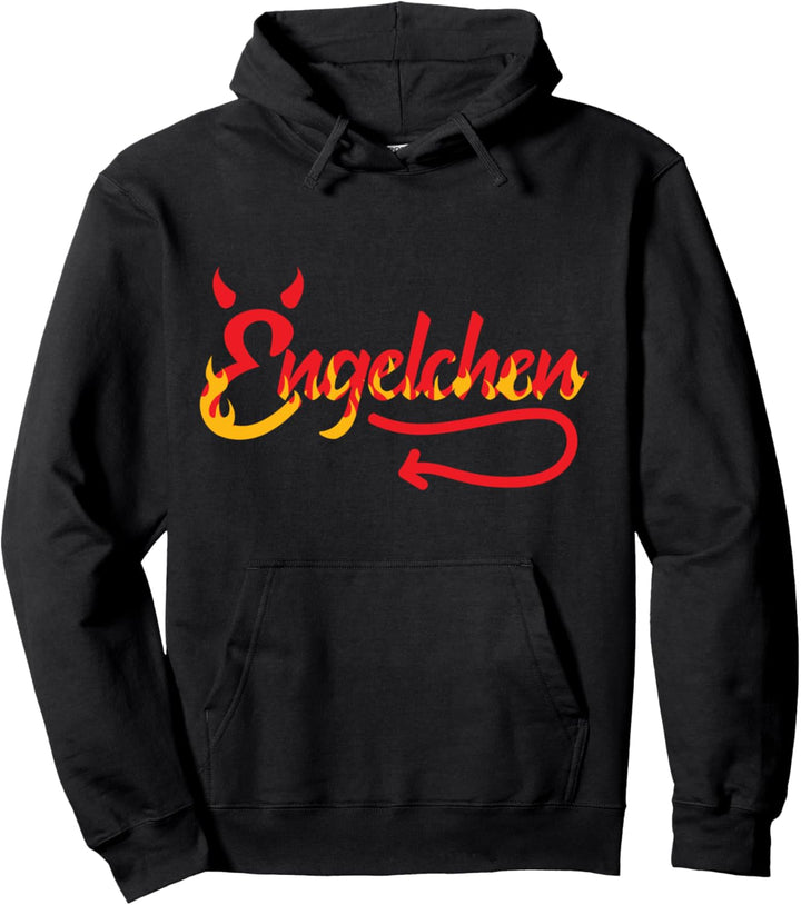 Engelchen Engel Teufelchen Teufel Kostüm - Lustiges Geschenk Pullover Hoodie