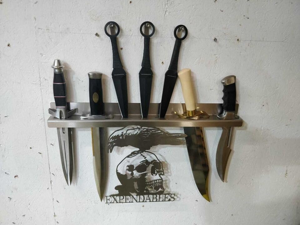 Generisch The Expendables Messerwandhalter Edelstahl ohne Messer
