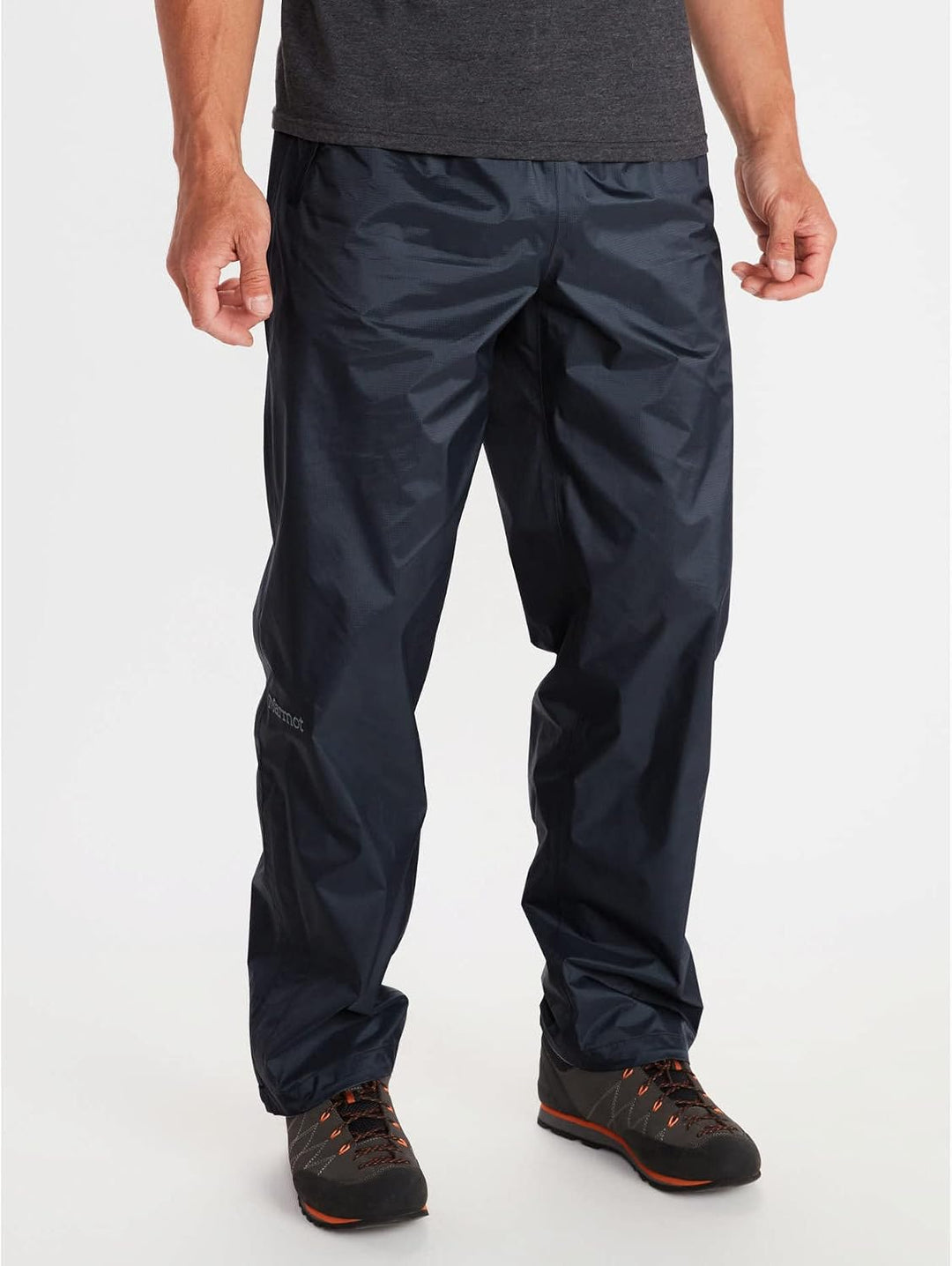 Marmot Herren Atmungsaktive Überhose, leichte Wanderhose, Winddichte Trekkinghose Precip Eco Full Zi