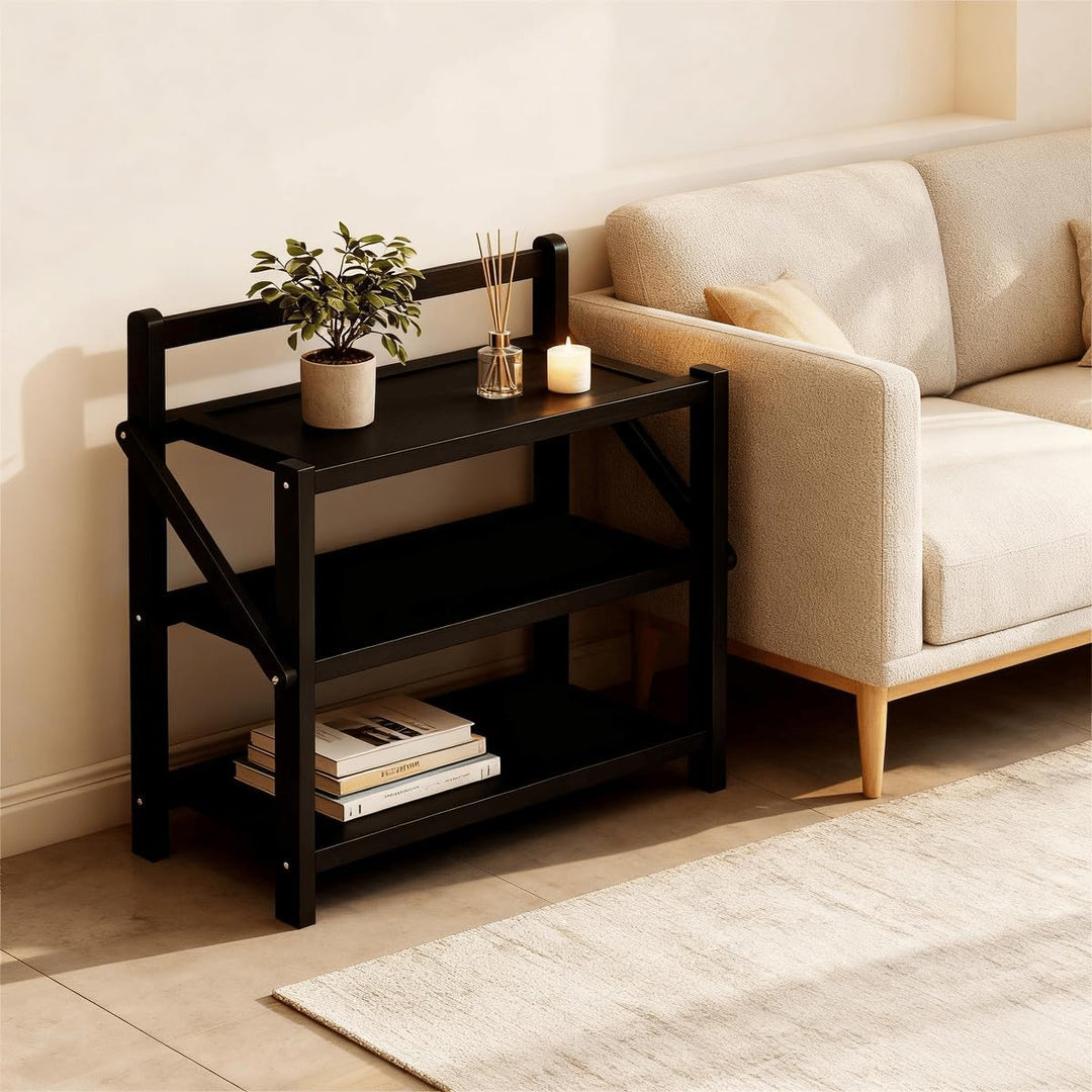 MAUAG Schuhregal, klappregal, tragbar, schuhregal klappbar,Wohnzimmer, Diele, ohne Installation,70cm