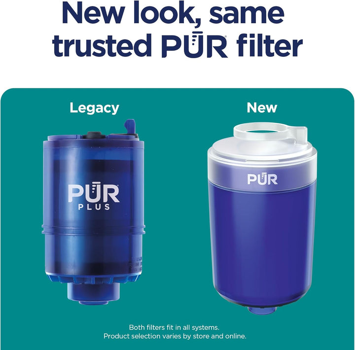 PUR RF9999 MineralClear Wasserhahn-Wasserfilter, Ersatz für Filtersysteme, 3 Stück, 2 Stück, blau, 2