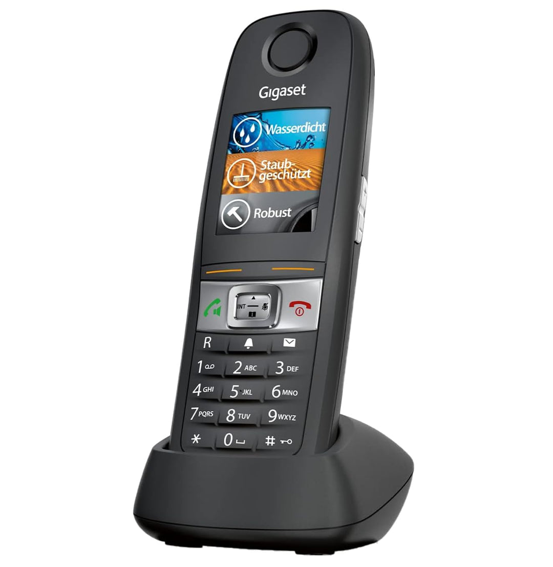 Gigaset E630 - Robustes Schnurloses DECT-Telefon - Mobilteil für Werkstatt/Gararage - stossfest, sta