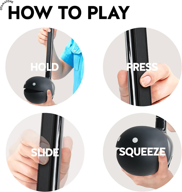 Otamatone Deluxe Black Elektronisches Musik Instrument, Tragbar Digitale Musikinstrumente Synthesize
