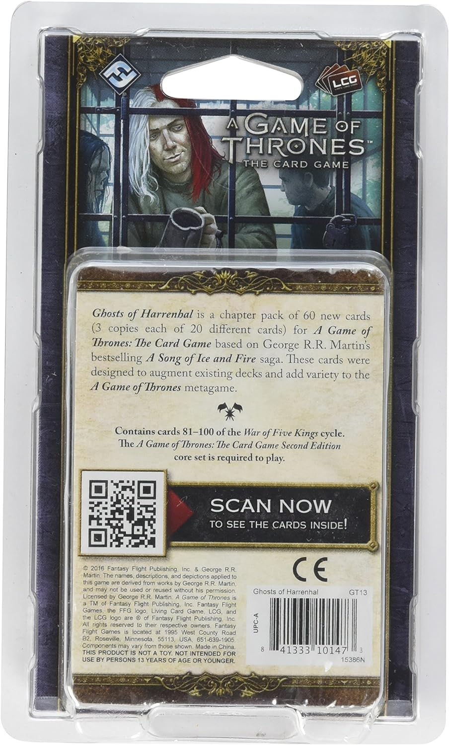 Fantasy Flight Games Game of Thrones LCG 2nd Ed. Ghosts of Harrenhal Chapter Pack, Multicolor