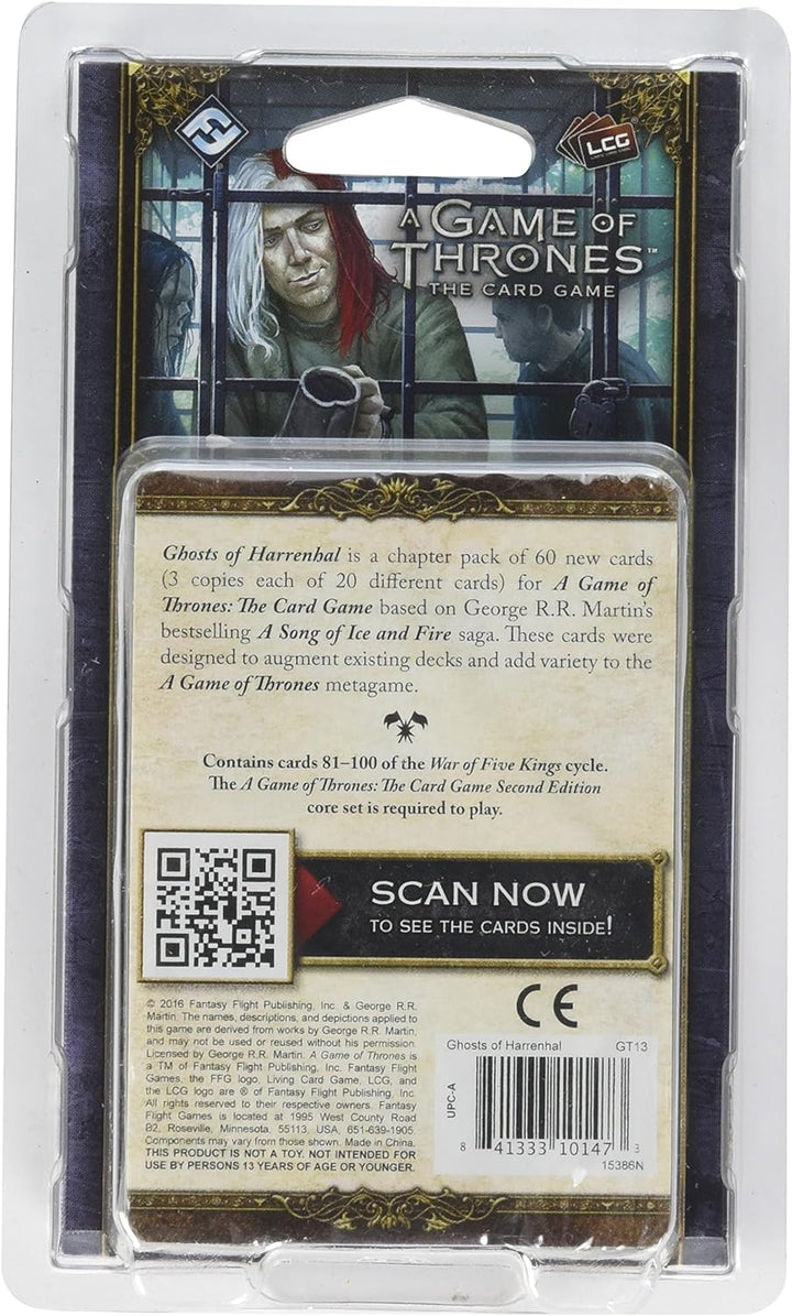 Fantasy Flight Games Game of Thrones LCG 2nd Ed. Ghosts of Harrenhal Chapter Pack, Multicolor