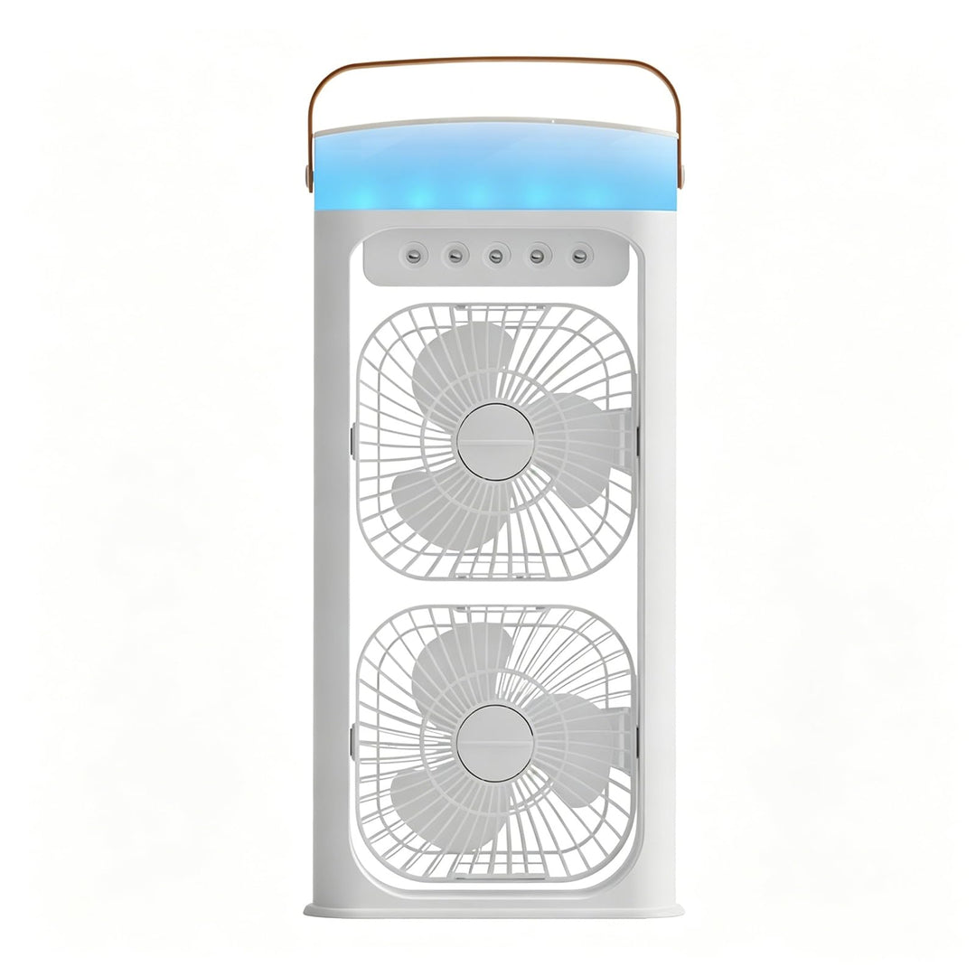 Tragbare Klimaanlage Fan, 3 Geschwindigkeiten Verdunstungsluft Kühler Wasser Fan Spray Nebel Tischve