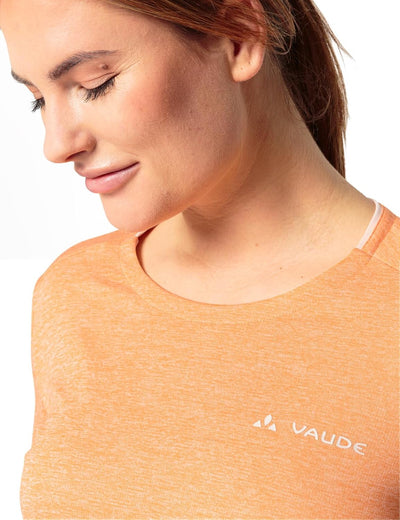 VAUDE Damen Women's Essential Ls T-Shirt T-Shirt 40 Orange (Sweet Orange), 40 Orange (Sweet Orange)