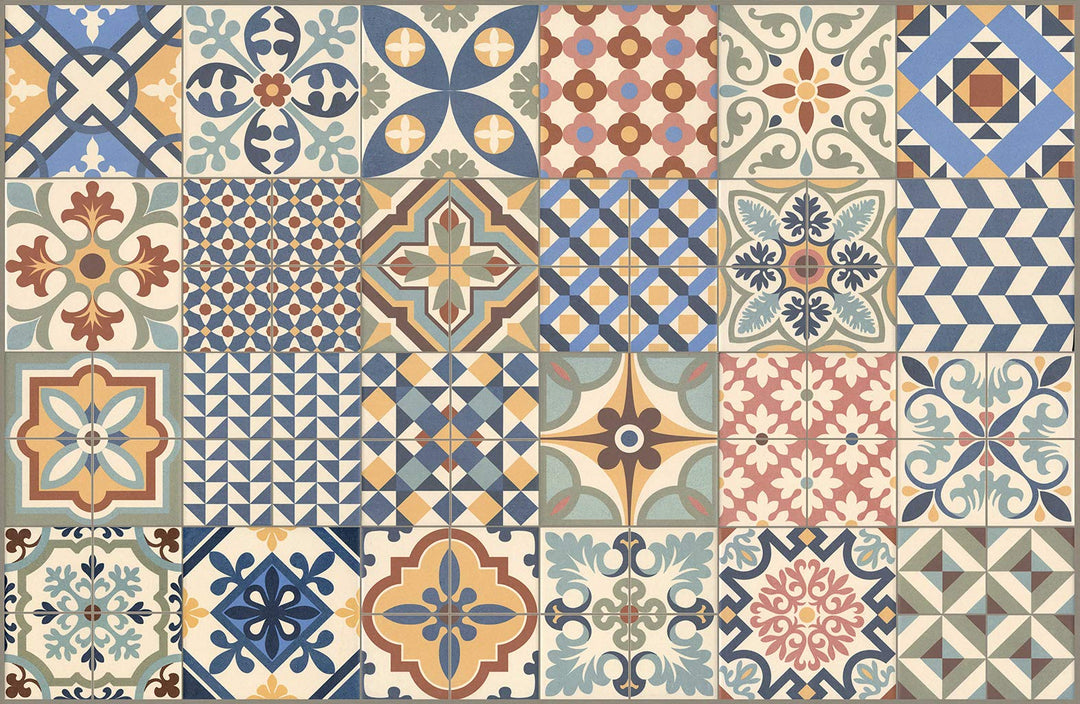 vilber, Vinylteppich,Toledo DU 01 78 X 120 x 0.22 cm Mehrfarbig-01 78 x 120 x 0.22 cm, Mehrfarbig-01
