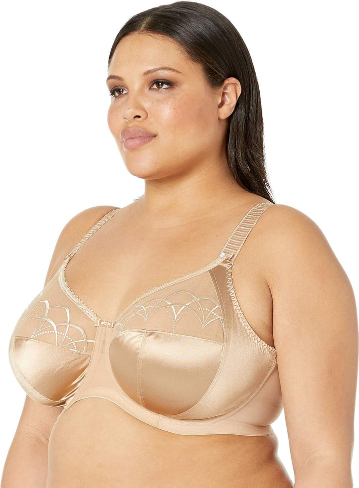 ELOMI Damen Cate Full Coverage Underwire Bra Vollschalen BH, Durchsichtig 75H Hazel, 75H Hazel