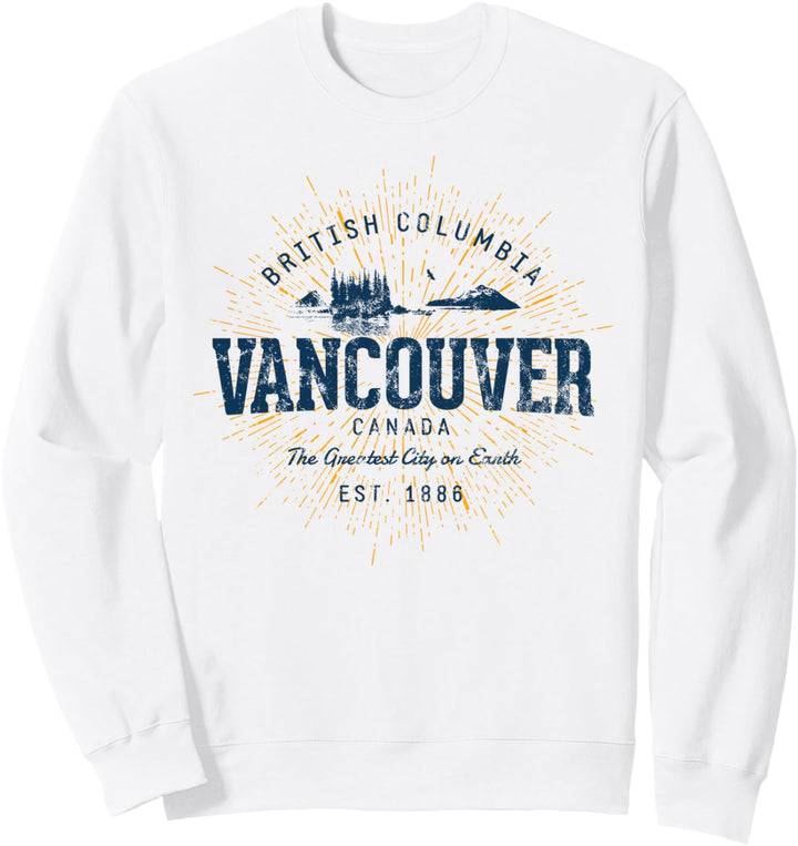 Kanada Urlaub Souvenir Vintage Vancouver Sweatshirt