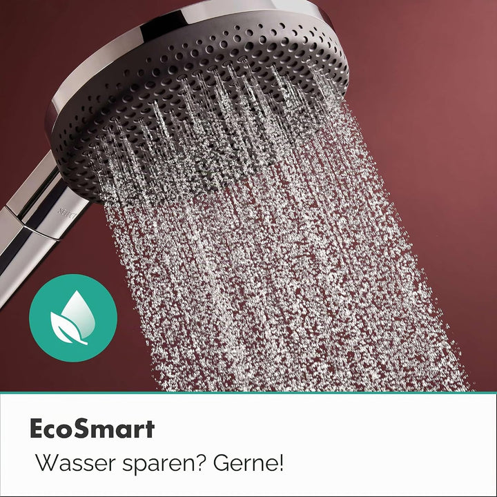 hansgrohe Raindance Alive Select S - Duschset mit Duschkopf wassersparend (EcoSmart, 3 Strahlarten i