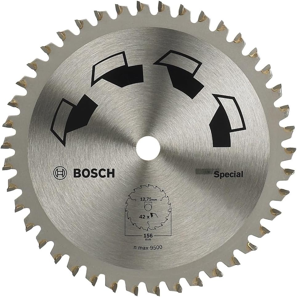Bosch 2609256898 DIY Kreissägeblatt Special 156 x 2 x 12.7/,Z42, 156 x 2 x 12.7/,Z42