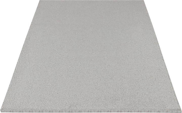 Carpetsale24 Läufer Teppich 60x100 cm Creme, Kurzflor, Einfarbig, Modern, Rechteckig, rutschfest, Pf