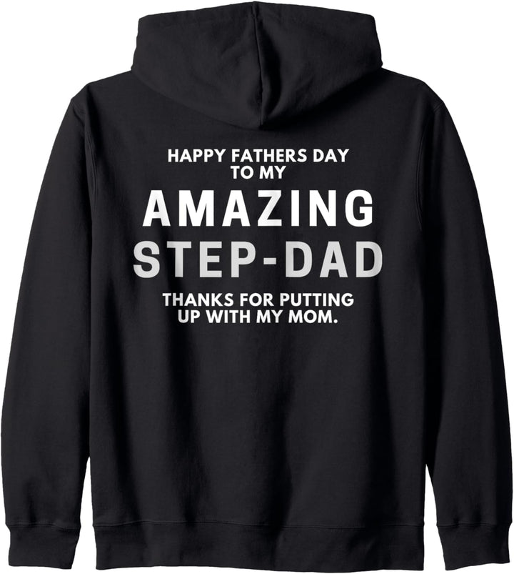 Alles Gute zum Vatertag an meinen tollen Stiefvater für Kapuzenjacke