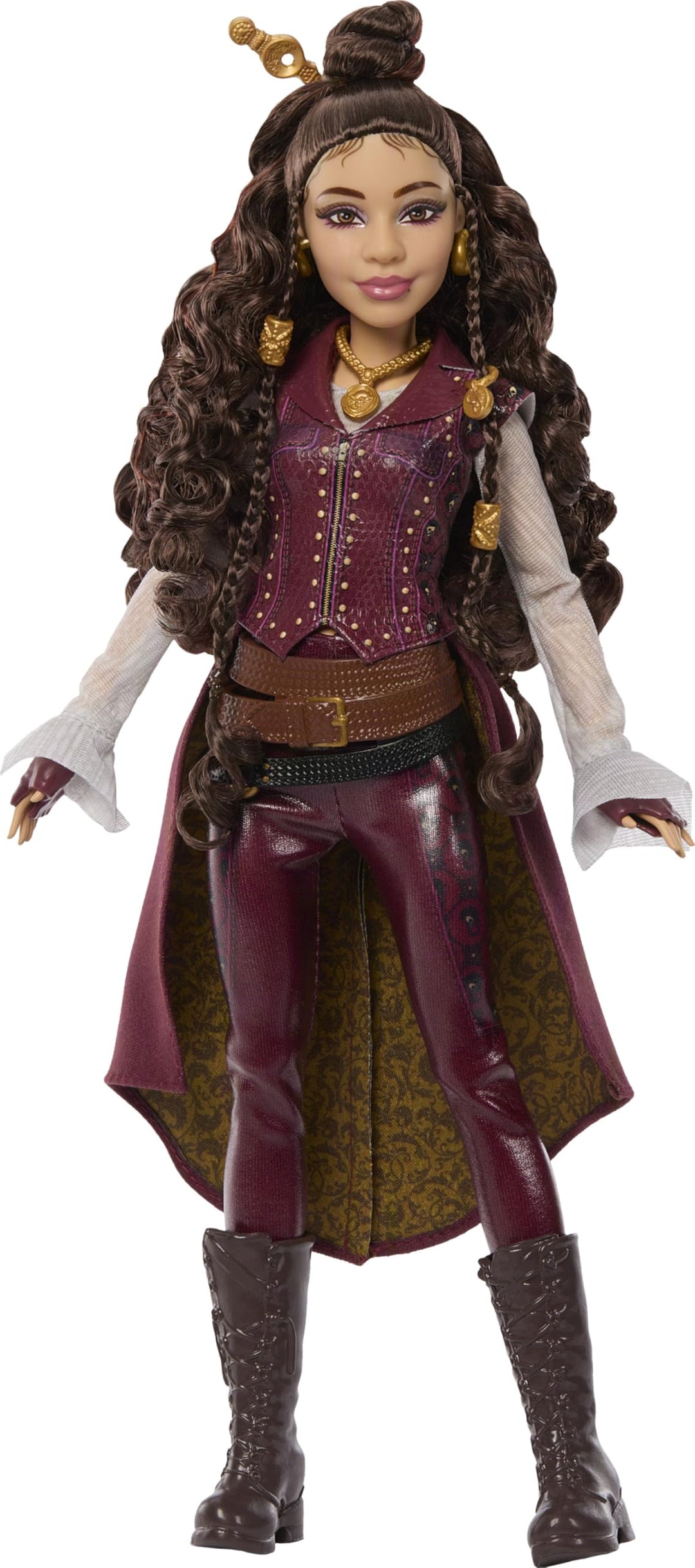 Mattel Disney „Descendants: Wicked Wonderland“ Modepuppe und Accessoires, Hazel Hook, Tochter von Ca
