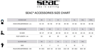 Seac Unisex's Ultraflex 2-5 mm Ultra-Elastic Neoprene Gloves for Diving and Spearfishing, Anti-Slip,