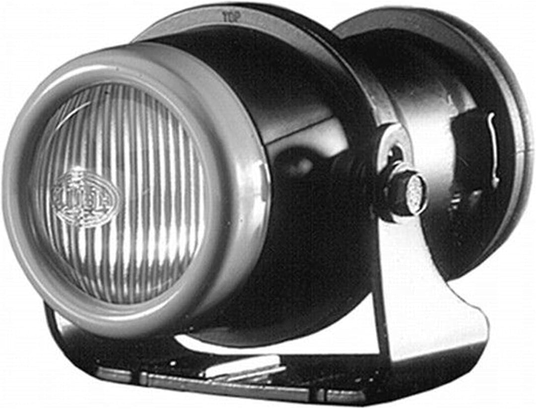 HELLA - DE/Halogen-Nebelscheinwerfer - Micro DE - 12V - rund - Einbau - gemusterte Streuscheibe - re