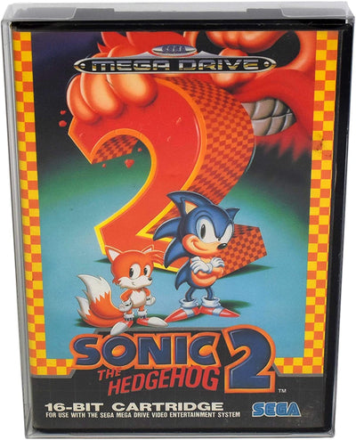 Link-e : 10 X Kunststoff Schutzhulle fur Spielbox Kompatibel mit SEGA Megadrive/Genesis und Master S