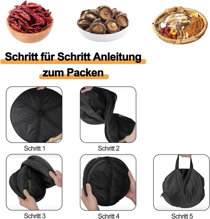 Trockennetz, 6 Lagiges Trocknungsnetz, Kräuter Trocknen, Kräutertrockner, Trockennetz Kräuter mit Re
