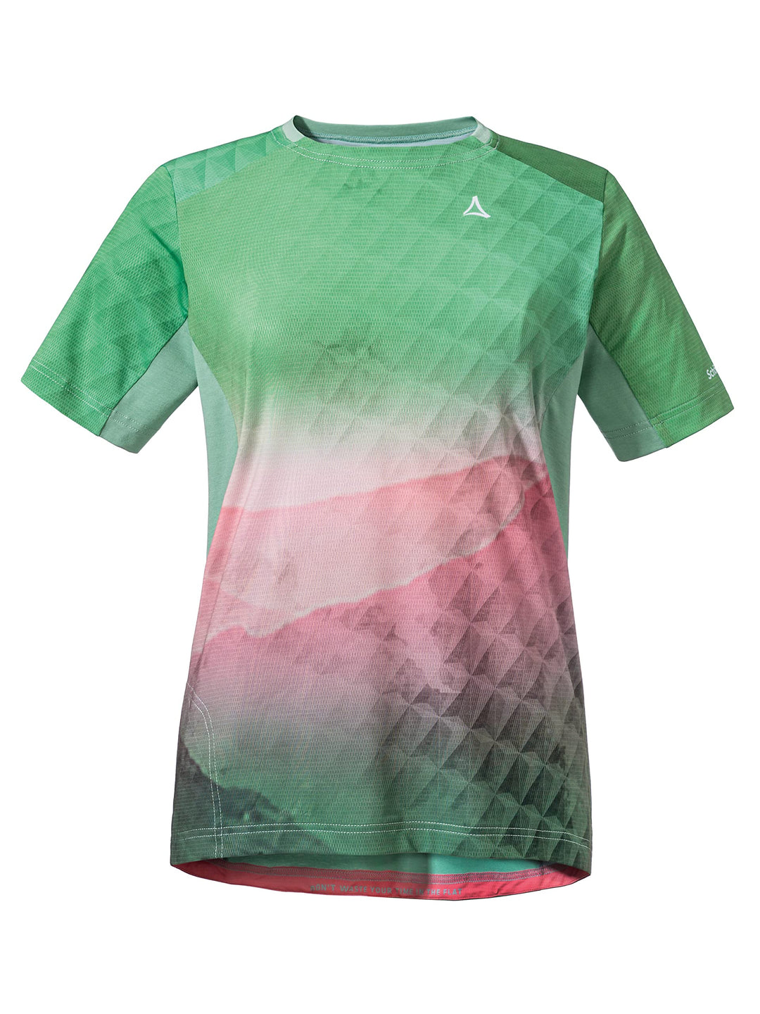 Schöffel Damen Shirt Valbella L, atmungsaktives Radtrikot, schnell trocknendes Funktionsshirt mit 4-