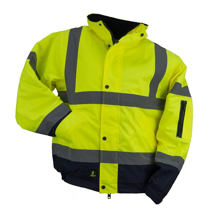 Safety Urgent Arbeitsjacke URG-HSV BO Kurz Jacke Bomberjacke Isolierte Warnung Wasserdicht 2 000 mm