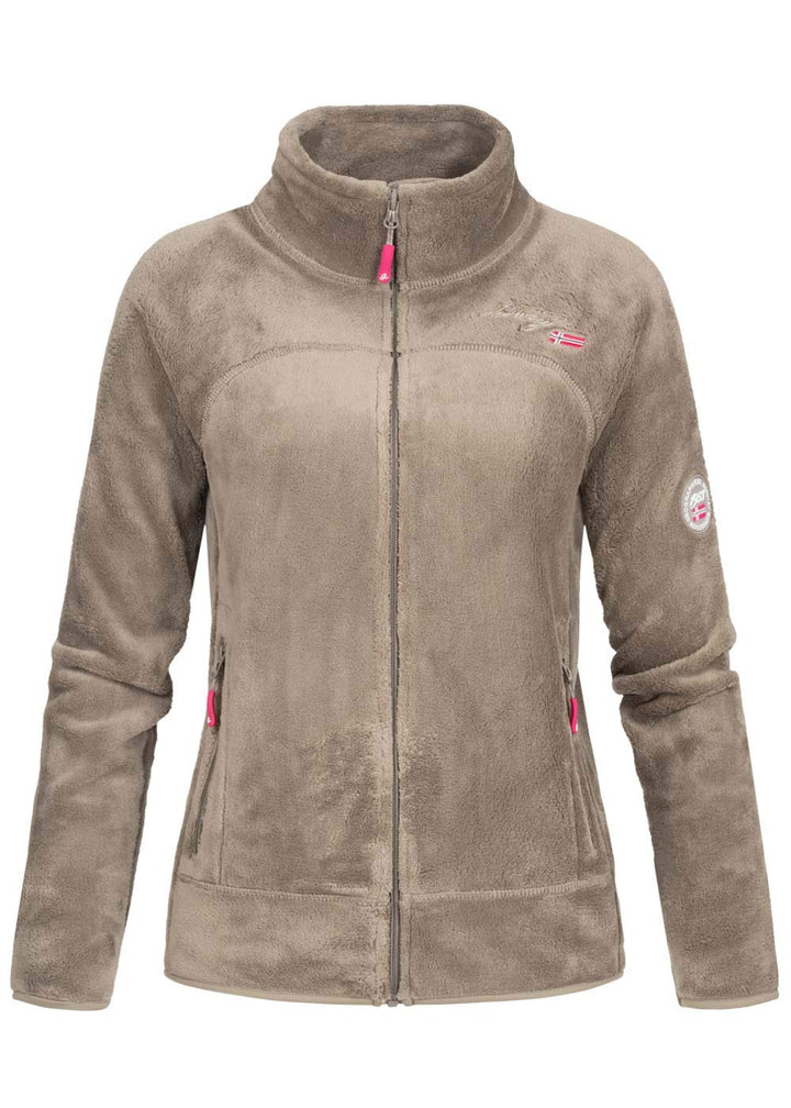 Geographical Norway Upaline Lady - Fleecejacke Damen Fine Frauen Warm Fermetur Zip - Jacke Fleece He