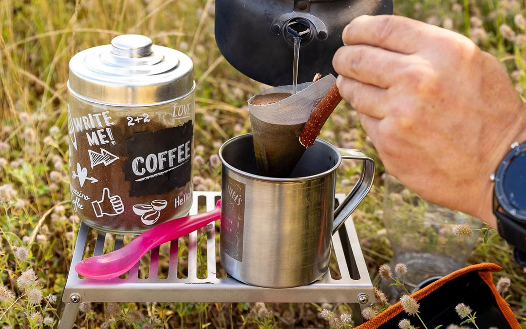FENNEK Klapprost | sehr kompakt | zum Grillen über Hobos, Campingkocher, Feuerstellen uvm | aus hitz
