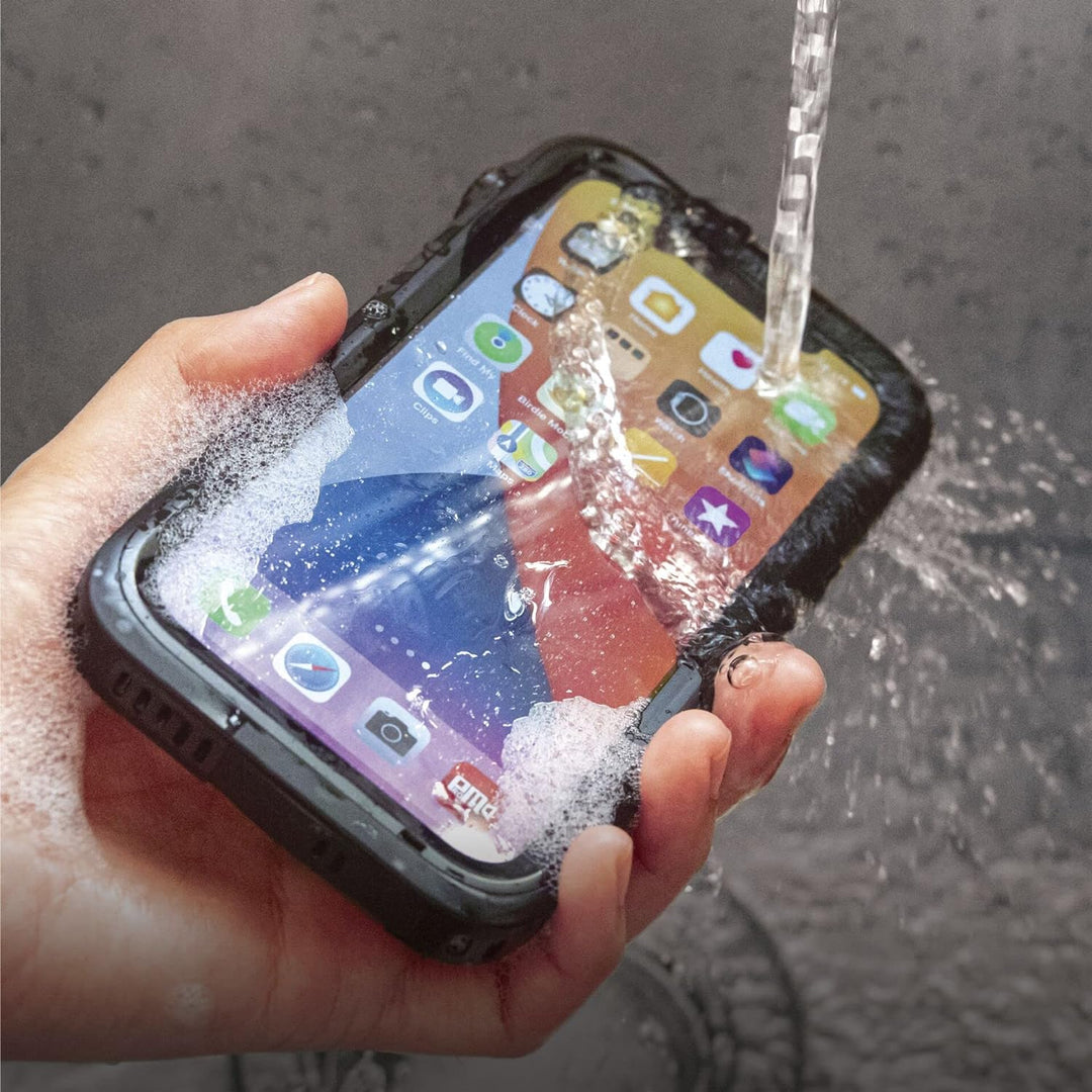 Catalyst wasserdichte Schutzhülle iPhone 12 Schwarz - CATIPHO12BLKM, Catalyst Etui Total Protection