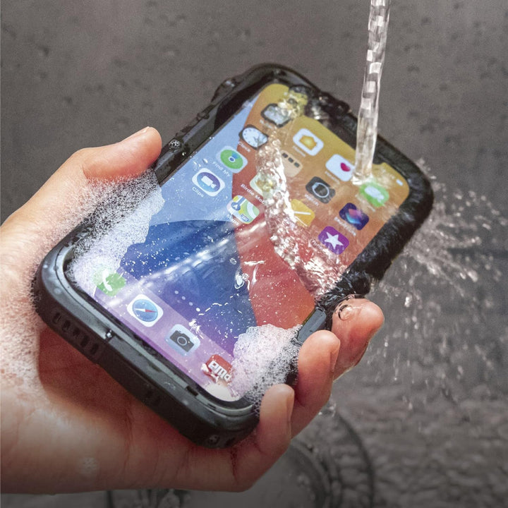 Catalyst wasserdichte Schutzhülle iPhone 12 Schwarz - CATIPHO12BLKM, Catalyst Etui Total Protection
