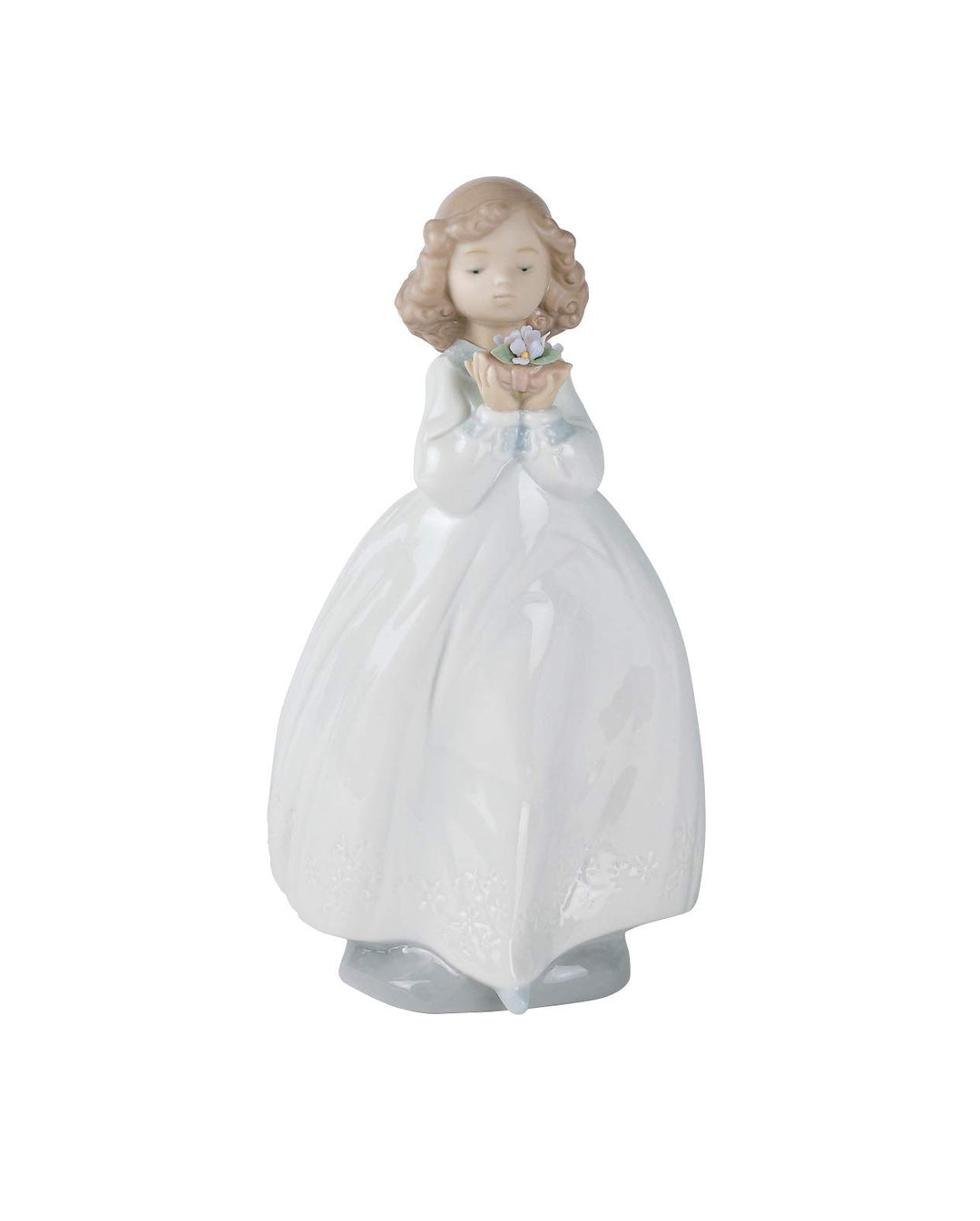 NAO Porzellanfigur Blumenmädchen