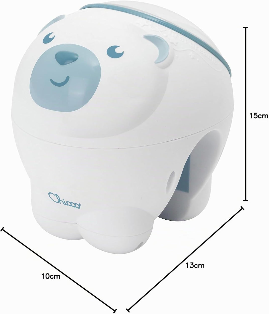 Chicco First Dreams Eisbär Projektor, 2in1 Wiege und Bett Projektor, Kinder Nachtlicht, Aurora Borea