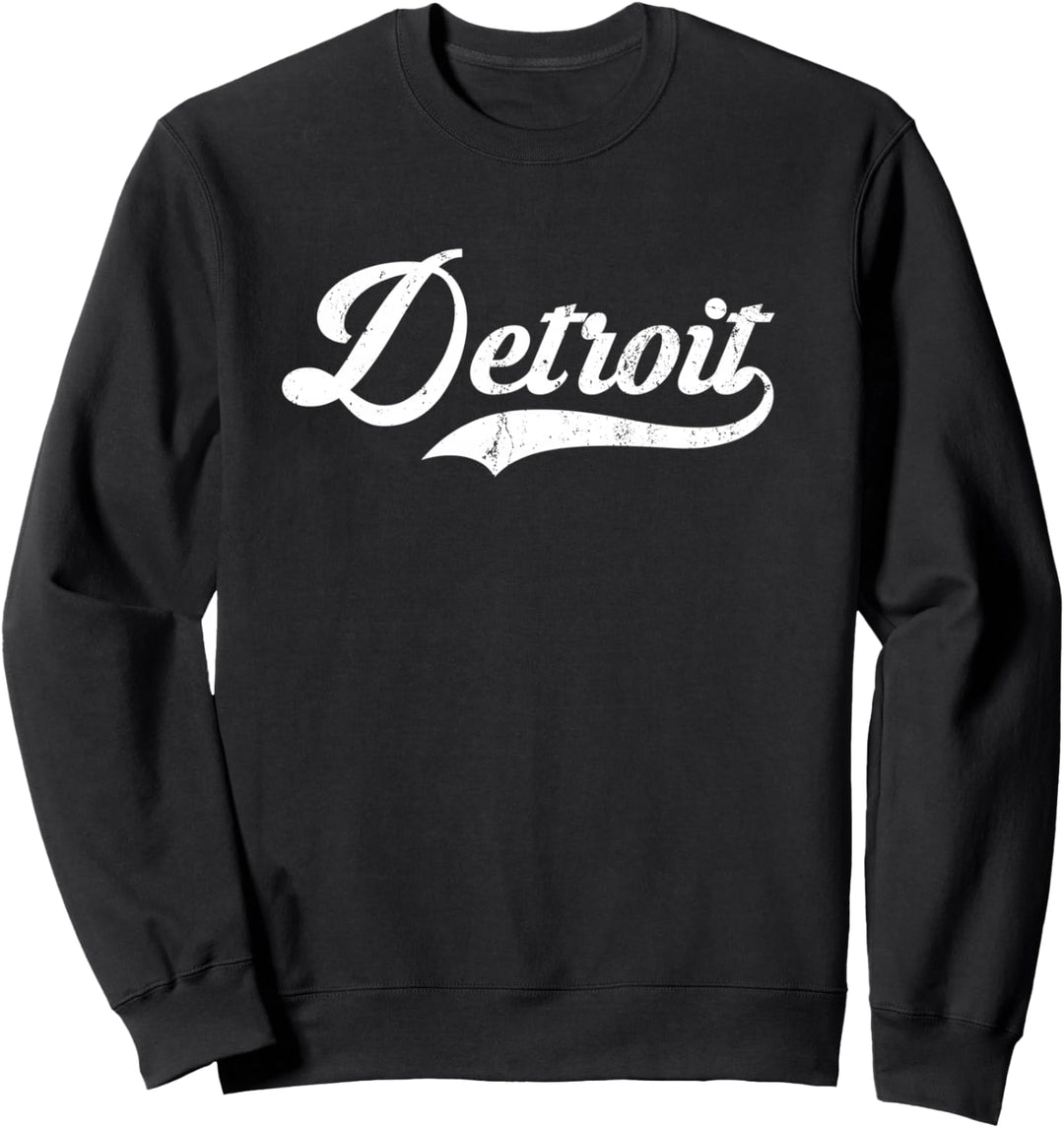 Detroit Stadt Michigan Staat Vintage Retro Style design Sweatshirt