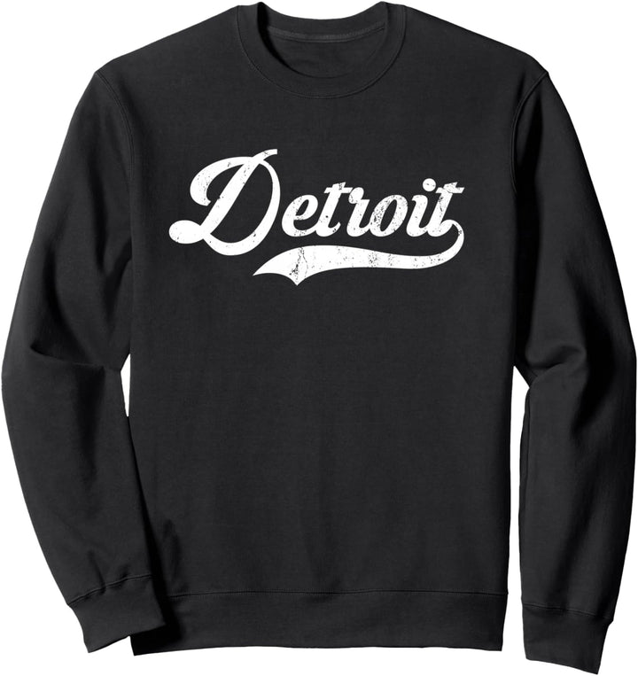 Detroit Stadt Michigan Staat Vintage Retro Style design Sweatshirt