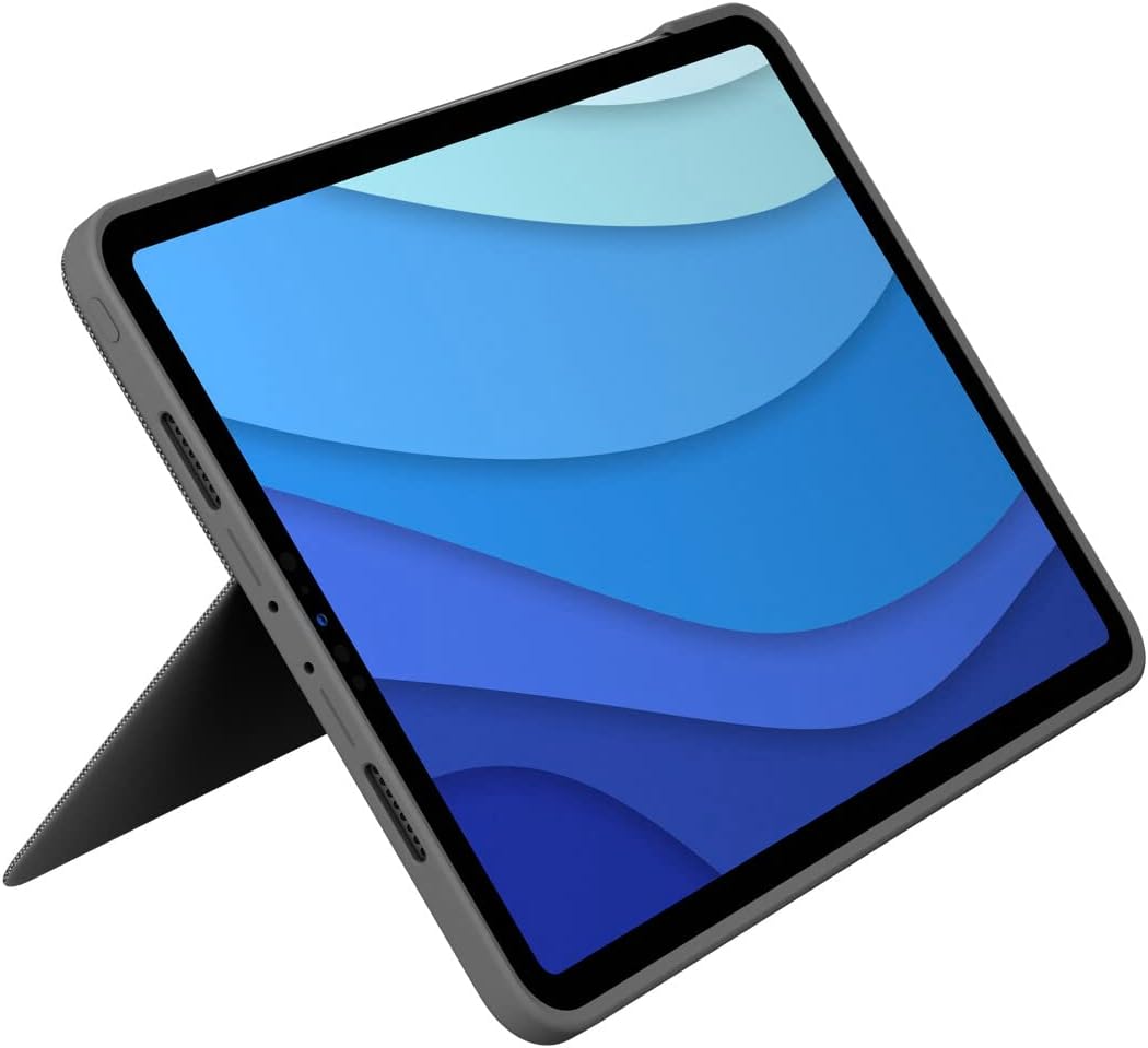Logitech Combo Touch Tastatur-Case für iPad Pro 12,9 Zoll (5. und 6. Generation 2021, 2022) Abnehmba