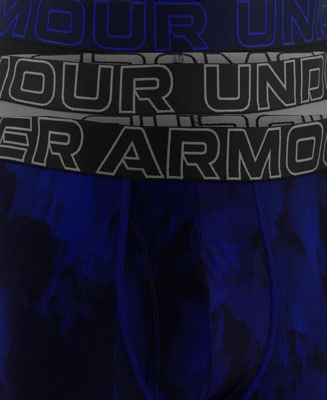 Under Armour Herren Tech Stretch Feuchtigkeitstransport Flachvorder Shorts XS Royal Windstream Print