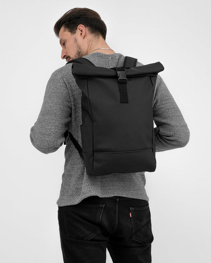 Johnny Urban Rucksack Damen & Herren - Harvey Medium - Rolltop Mit Laptopfach für Uni Business City