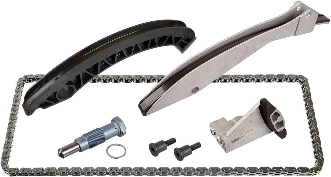febi bilstein 30340 Steuerkettensatz für Nockenwelle, mit Gleitschienen und Kettenspanner , 1 Stück