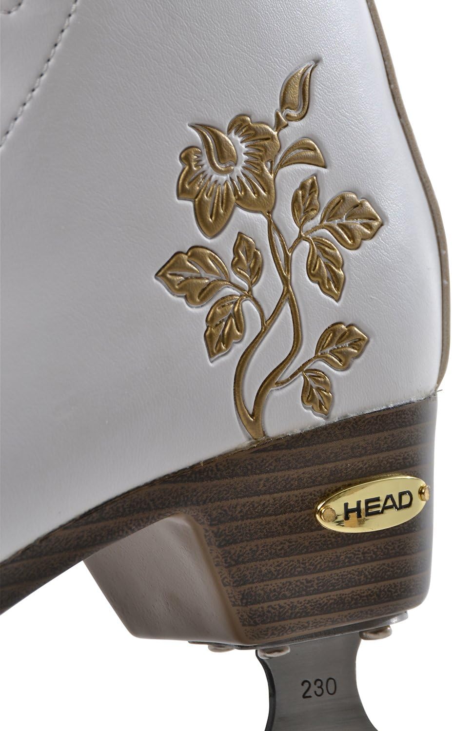 HEAD Eiskunstlauf Schlittschuhe Opal I Damen Schlittschuhe mit Edelstahlkufe I Floral-Design I ideal