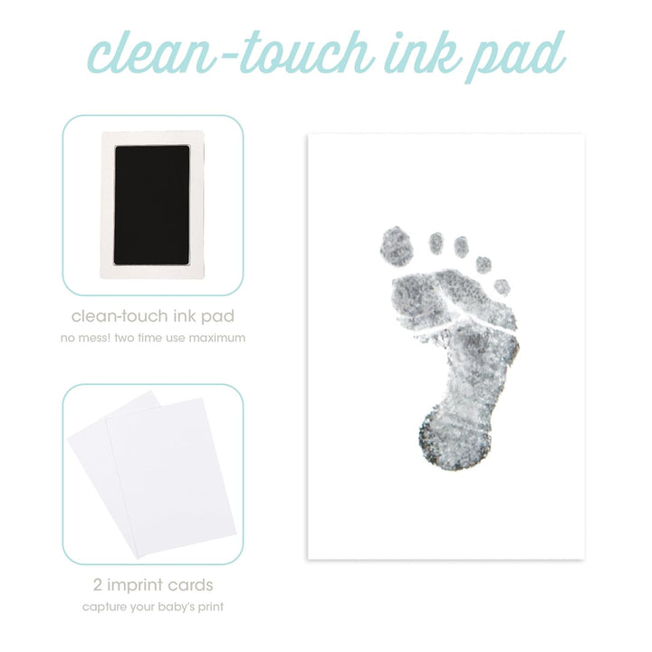 Pearhead Linen Memory Book for Baby Boy or Girl, First 5 Years, Monthly Milestone Scrapbook and Phot