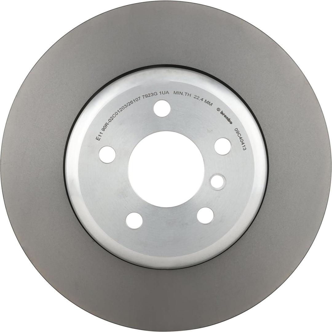 Brembo 09.C404.13 - Hintere Verbund-/Schwimm-Bremsscheibe mit UV-Lackierung - 1 Bremsscheibe