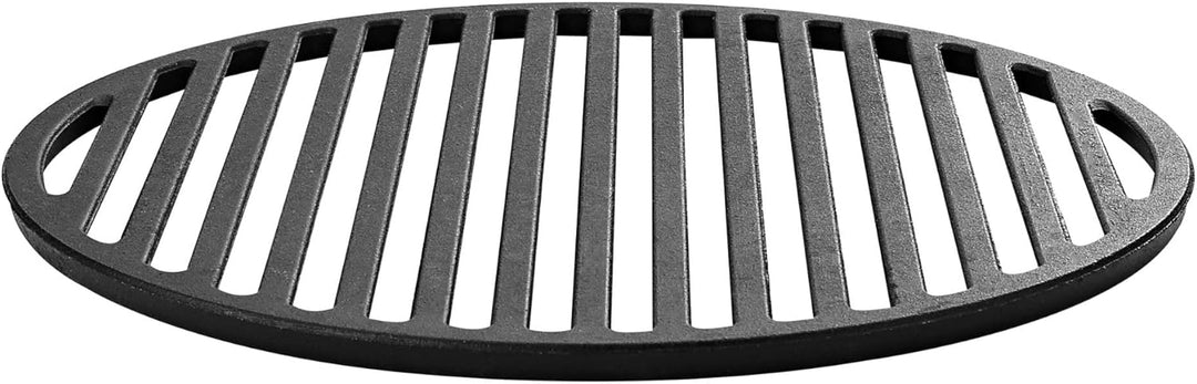 Oleio BBQ Design Schwarzer Wokaufsatz für Feuerplatte | Grillring | Plancha | Grillplatte Wokkrone K