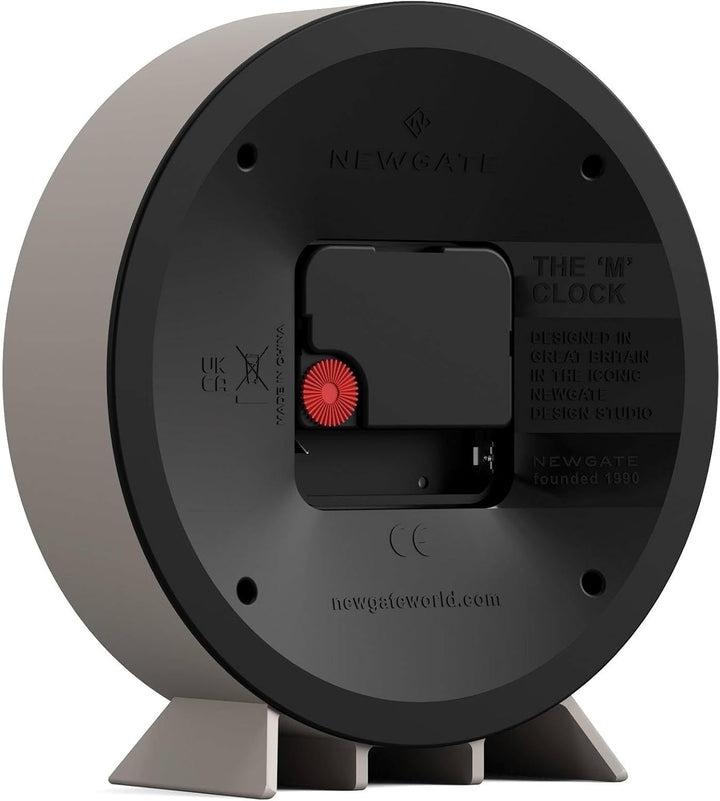 NEWGATE® Theatre kaminuhr | Moderner klassischer runder Design | Stein | Zeitgenössischer Stil für S