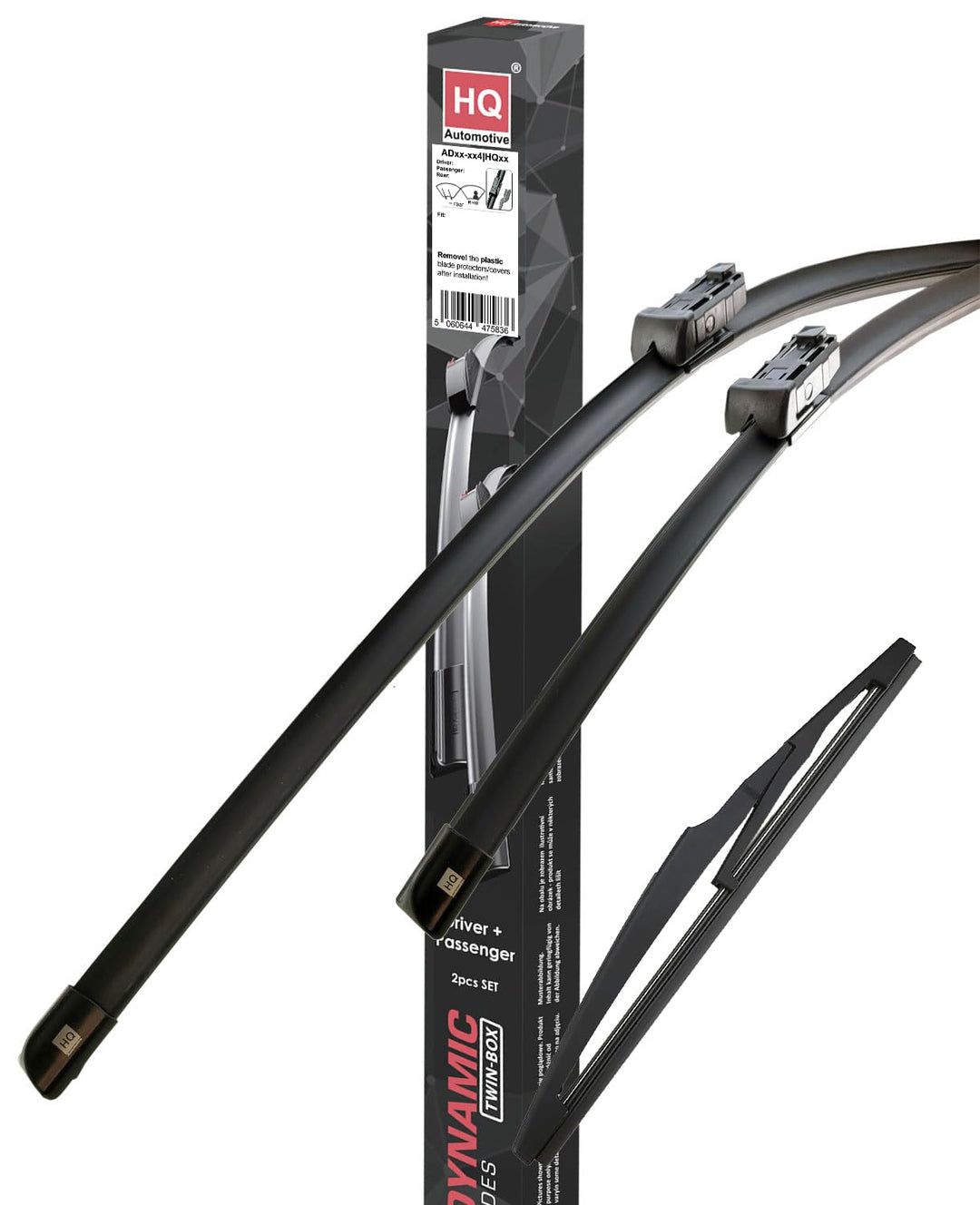 Aero ADR72-234|HQ12D Scheibenwischerblätter für Front- und Heckscheibe