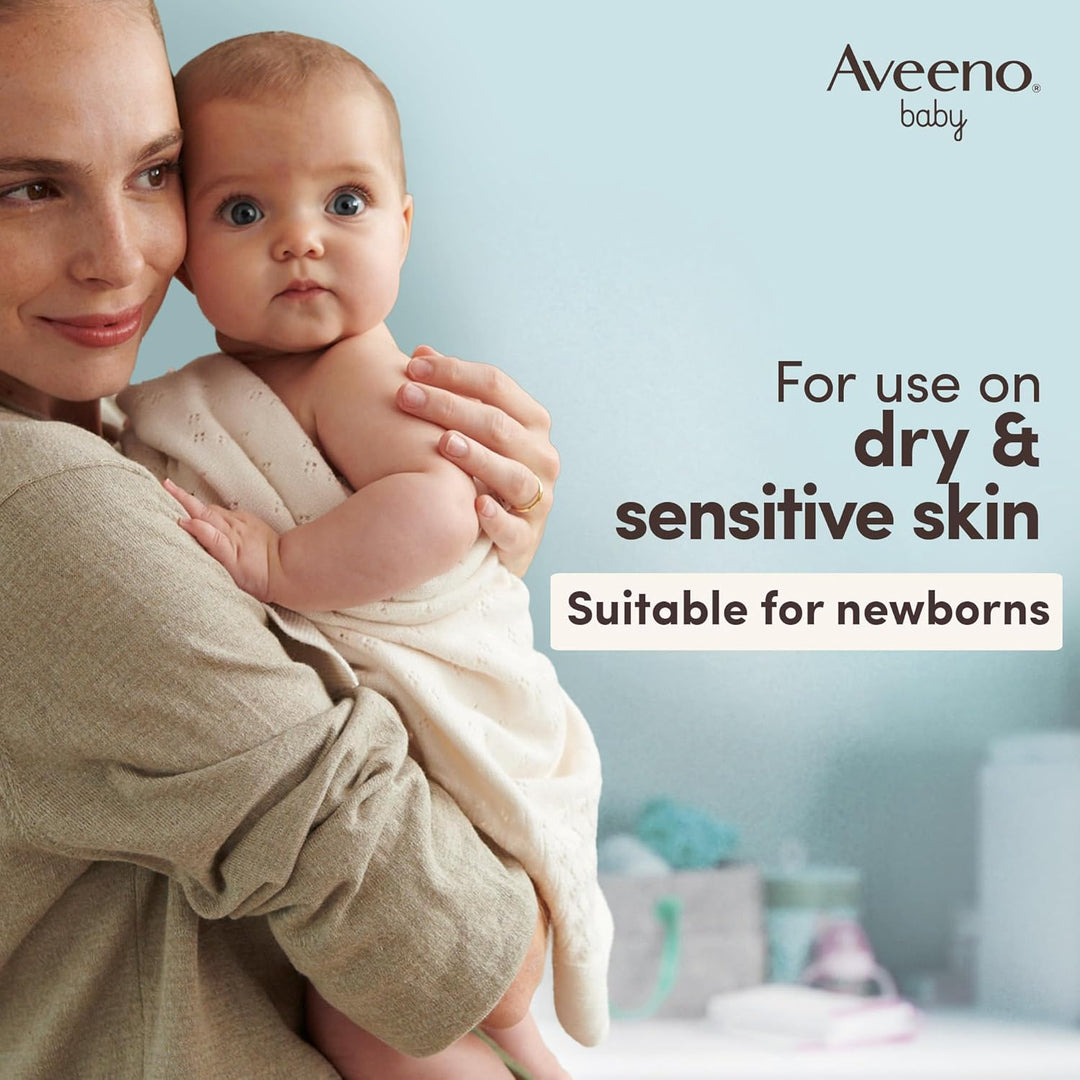 Aveeno Baby Daily Care Wipes Sensitive Skin Cleanse Gently And Efficiently Baby Essentials, White, 1